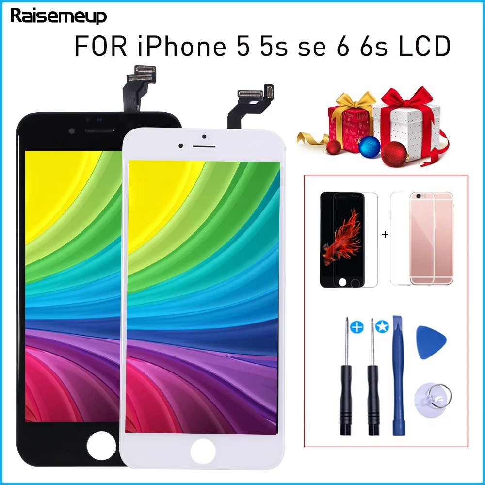 Заводской ЖК дисплей для iPhone экран 5 планшетов 6s 6 сенсорный дигитайзер в сборе