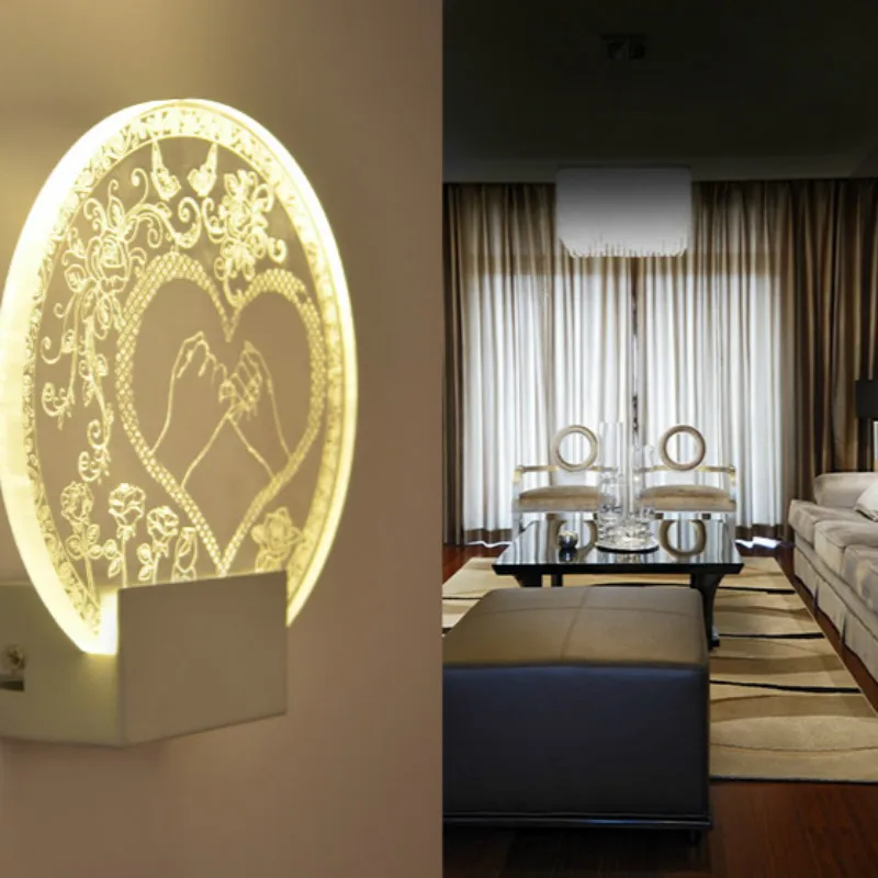 Современный светодиодный настенный светильник акриловый Epistar чип со