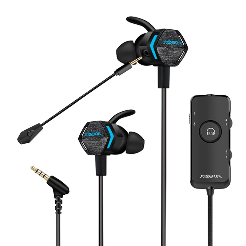 Xiberia MG 2 Pro Stereo Bass Игровые наушники со съемным шумоподавлением микрофоном 4D
