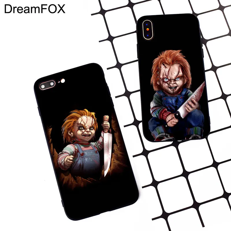 M186 Charles Lee Ray Chucky Черный силиконовый чехол для Apple iPhone 11 Pro XR XS Max X 8 7 6 6S Plus 5 5S 5G SE |