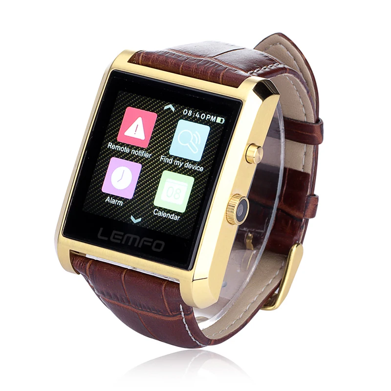 Bluetooth SmartWatch роскошные Lemfo бизнес смарт сторожей часы переносные устройства