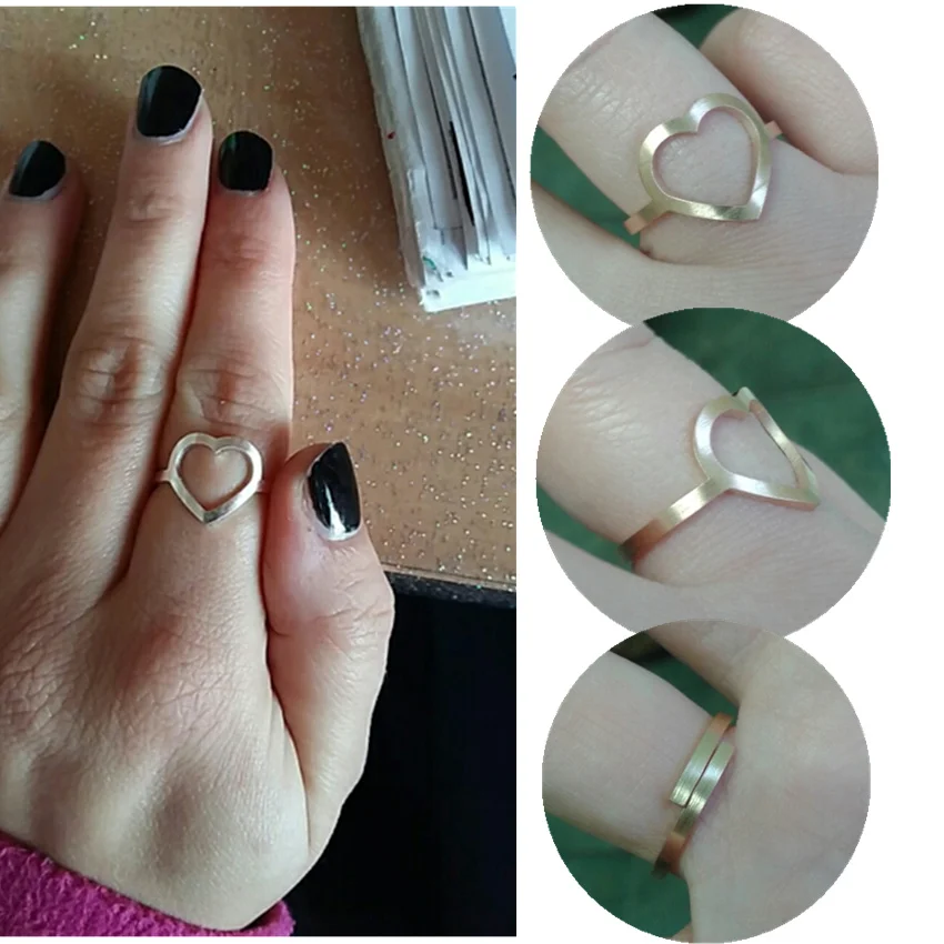 2019 женское кольцо индивидуальное регулируемое в форме сердца ювелирное изделие