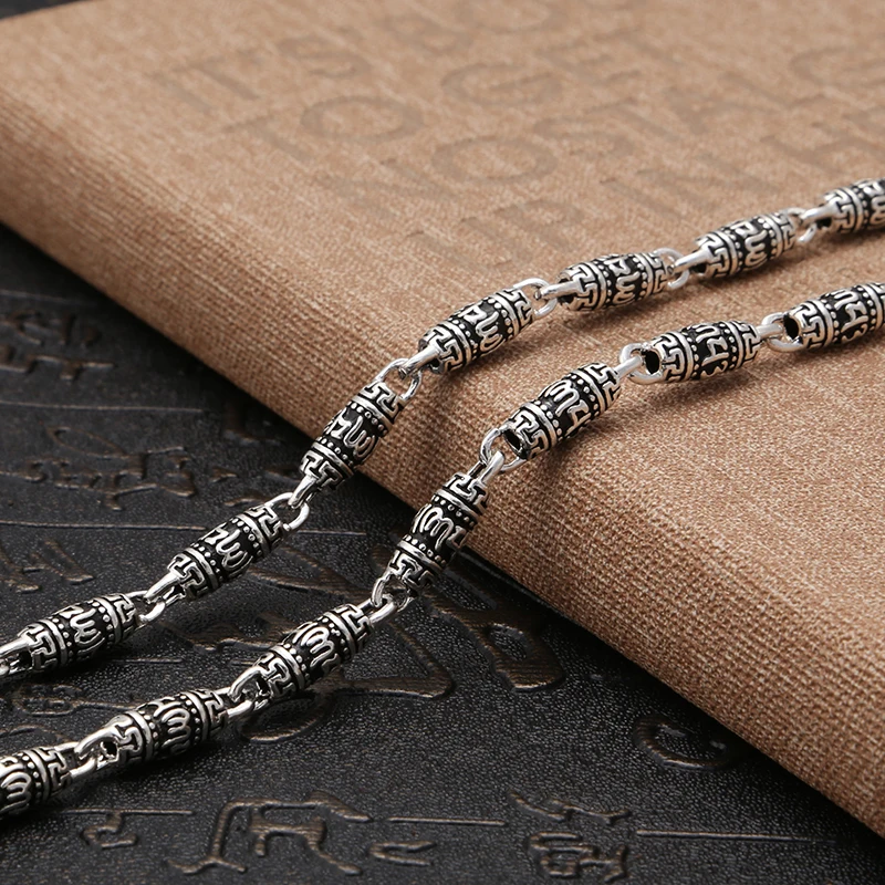 Ювелирные изделия из стерлингового серебра 925 пробы винтажное китайское
