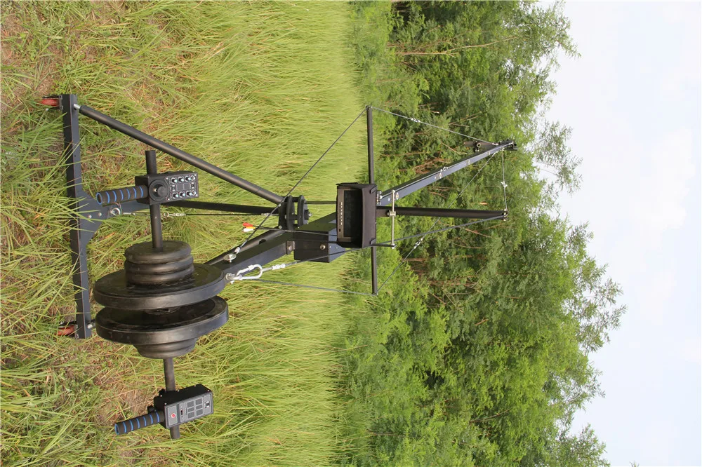 Видеокамера камера jib crane 8 м 3D фотографическое оборудование 3 оси моторизованный голландский рулон головы пульт дистанционного управления для 8 кг