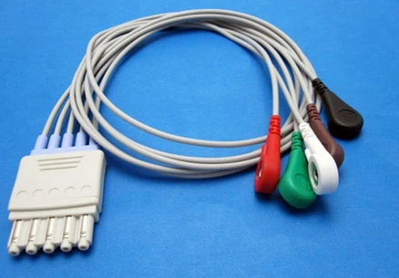 Новый совместимый аксессуар для philips 5 свинцовый кабель ЭКГ и пациента M4841A M2600B M2601B