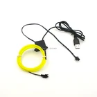 Светящаяся неоновая Светодиодная лента, 6 мм, 3 м, 2,3 мм, 5 В