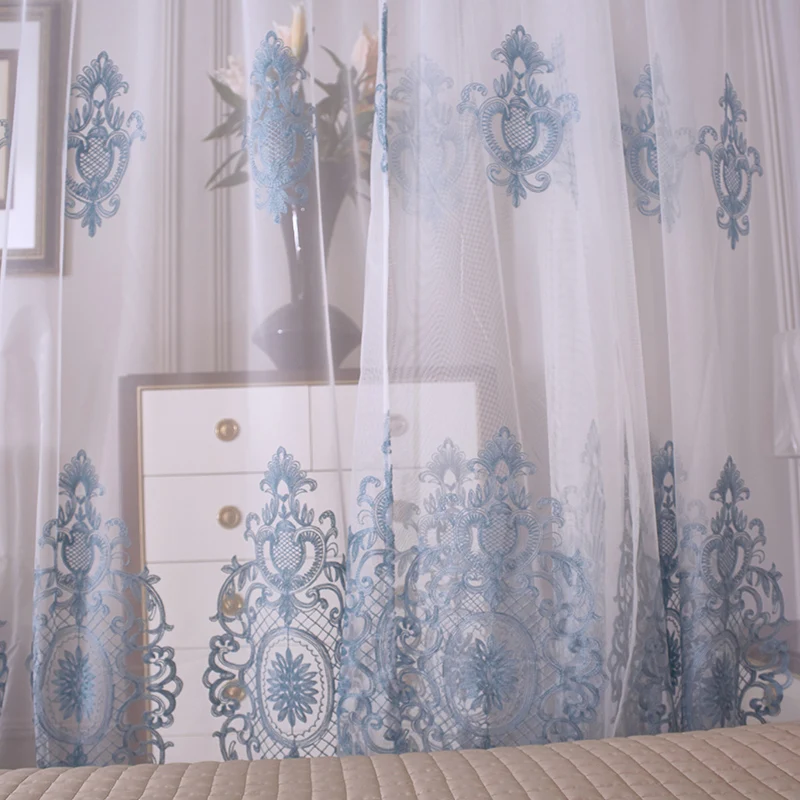 Роскошная белая синяя направляющая типа U для посадки принцессы 1 5 м 8 2 москитная