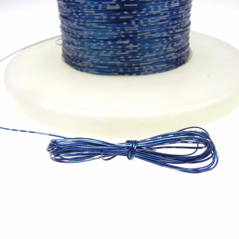 (1 м/лот) 2 жильный коаксиальный кабель Micro AWG 40 bule белого цвета|Монтажный жгут| |