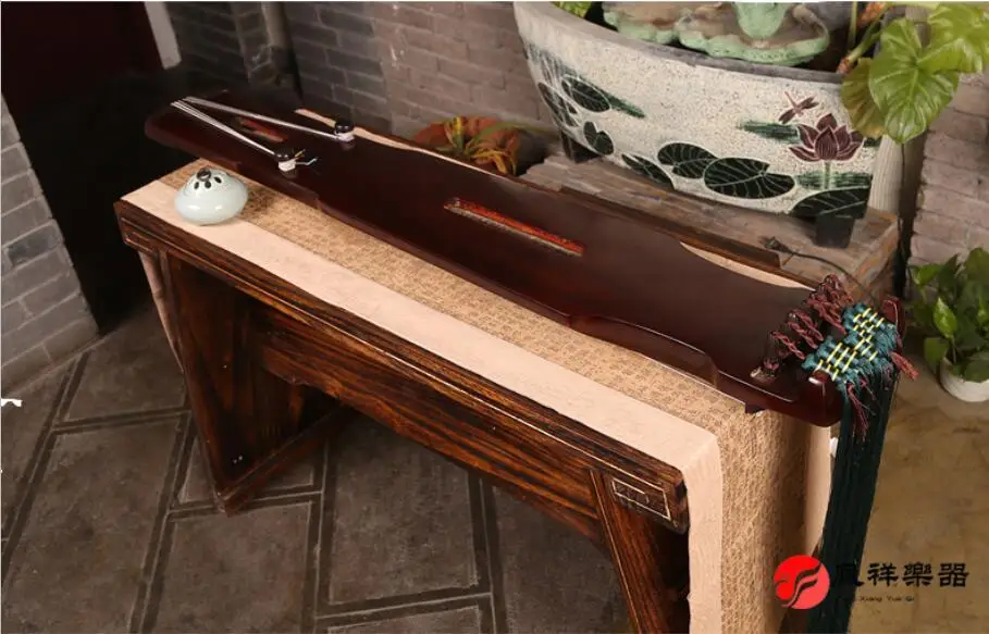 Китайские музыкальные инструменты guqin zhong ni типа Lyre 7 нитей старинный зитер