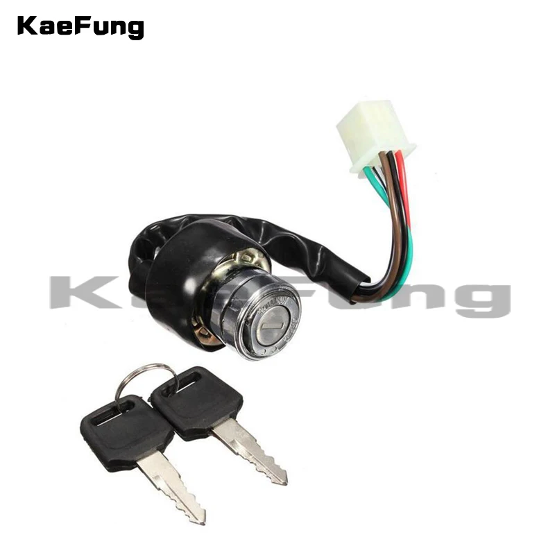 

motorcycl pit dirt bike Ignition Switch Key LOCK 6 wire Fits 50cc 70cc 90cc 110cc 125cc Kazuma Meerkat Falcon Roketa Redcat ATV