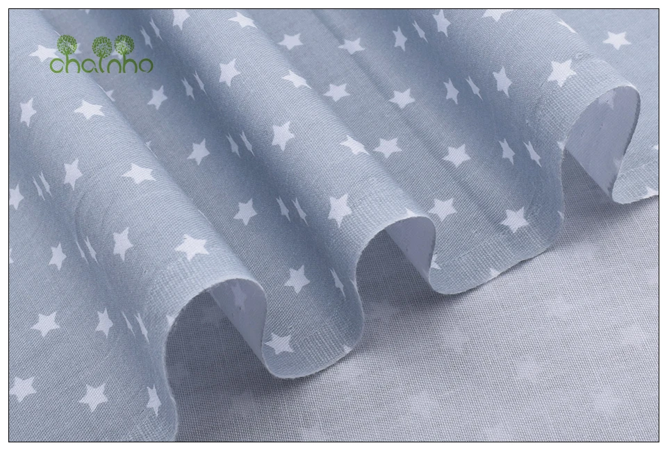 Chainho Star Print саржевая хлопковая ткань для шитья/ткани для детей и детей/простыня, подушка, подушка, материал для штор