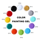 Гель-лак MONASI, 36 цветов, удаляемый замачиванием УФ светодиодный цветной гель для творчества, дизайн ногтей, рисование ногтей