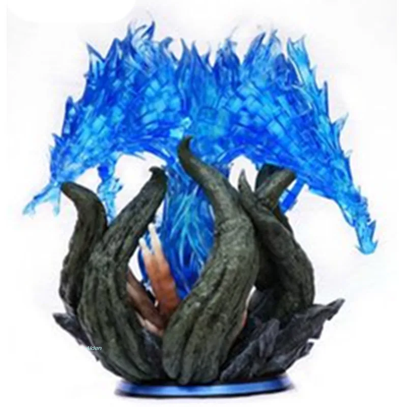 Статуя Наруто Uchiha Madara бюст Susanoo полноразмерный портрет со светодиодный светильник 1/8 ПВХ фигурка модель игрушки коробка 64 см Z1667