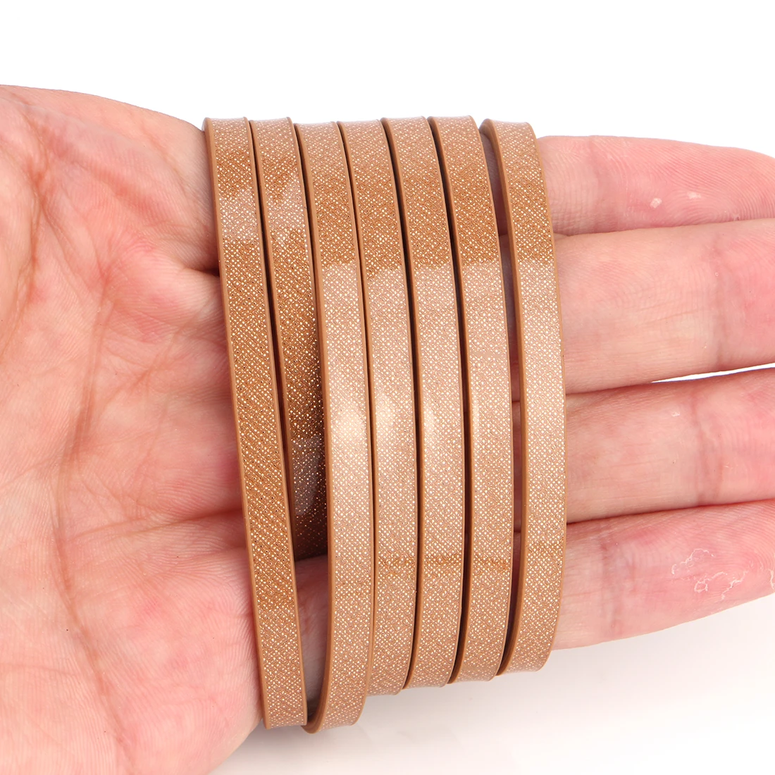 XCHARMS 5 мм/плоский кожаный шнур/гладкая поверхность/аксессуары/Ювелирные