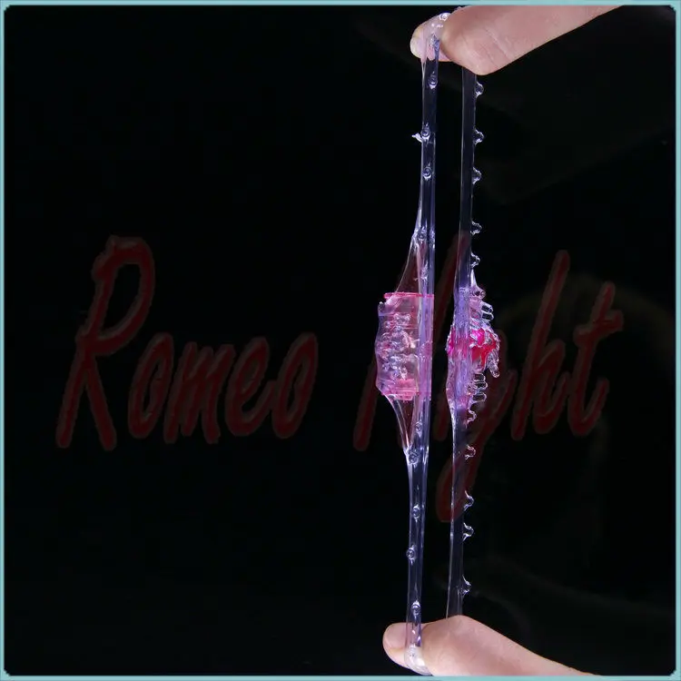 Вибрирующее кольцо для клитора RomeoNight тянущиеся кольца задержки пениса