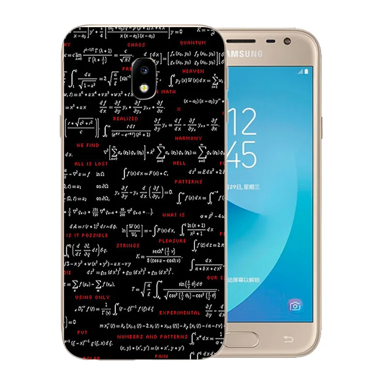 Luxury Flexible For Coque Samsung J3 2017 Phone Cases Silicone J330F Soft Printed 3D Colorful Pattern Europe Version Back Cover |