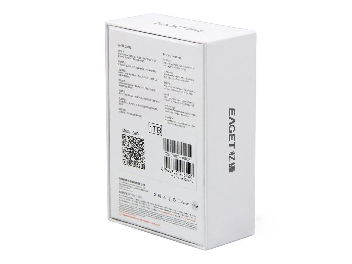 2 ТБ Eaget G90 500GB 1 USB 3 0 металлические Внешние жесткие диски шифрование портативный HDD