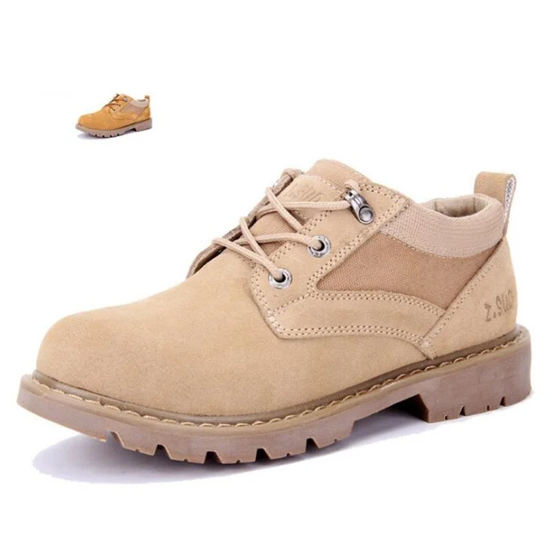 Новинка мужские ботинки замшевая обувь Мужские Модные дышащие рабочие Zapatos