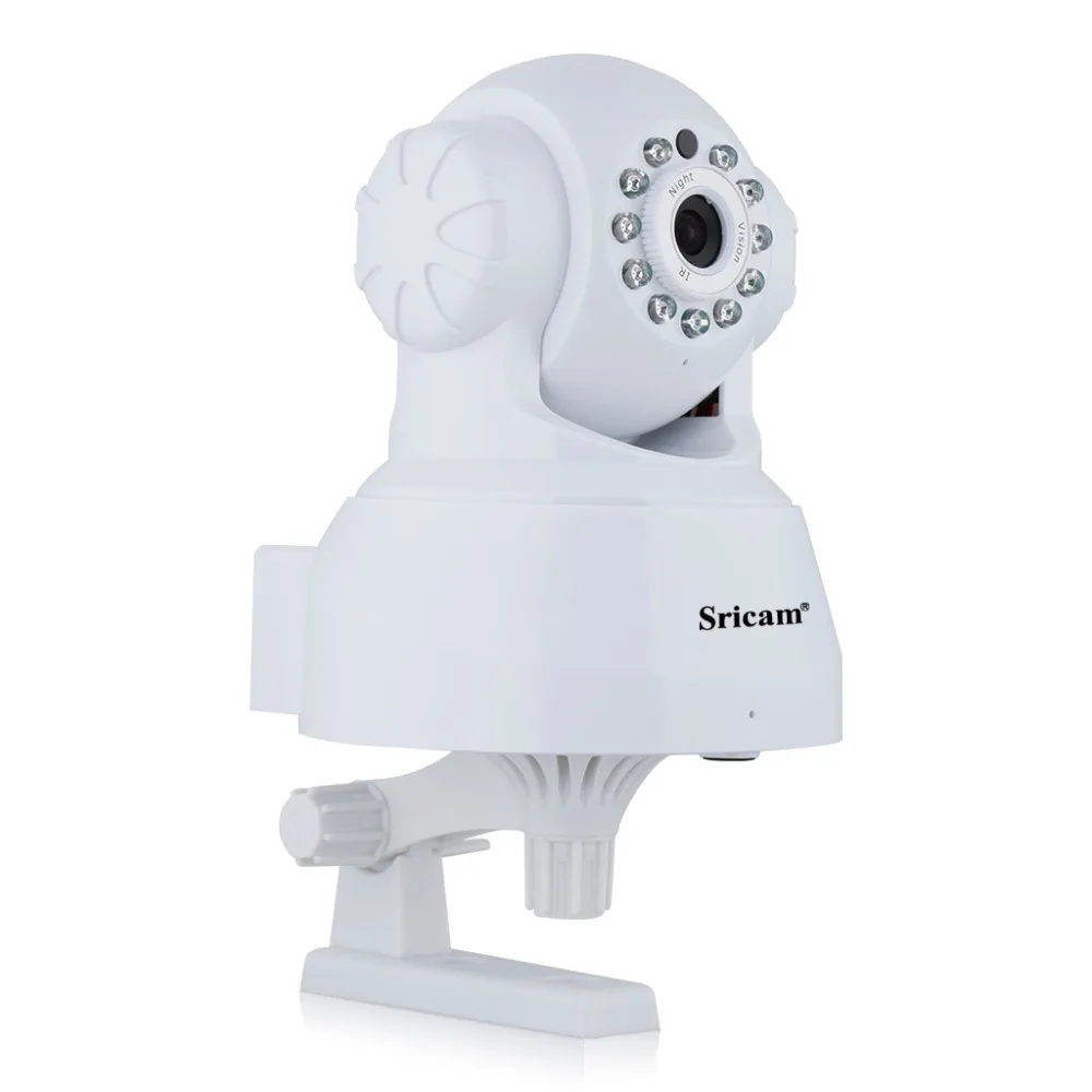 Sricam SP012 HD видеоняня беспроводная WiFi камера панорамирование наклона ночного