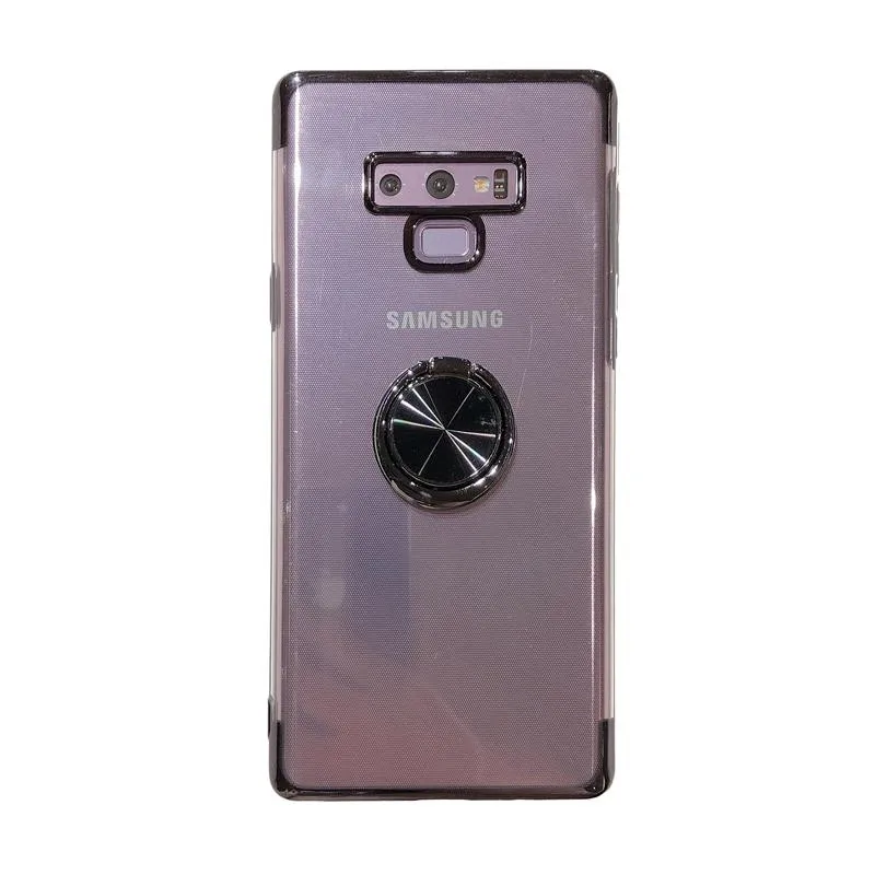 Магнитный кронштейн палец прозрачное покрытие чехол для samsung Galaxy J4 J6 J8 S8 S9 S10 Lite Plus S6 S7 Edge Note 8 9 крышка