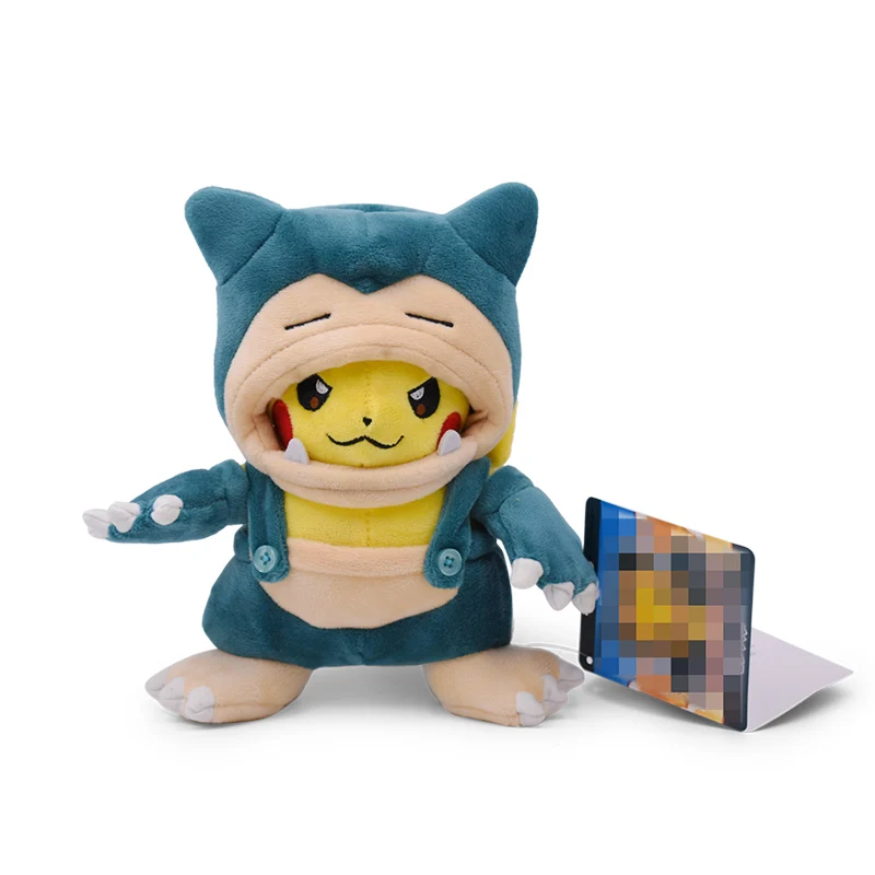 Snorlax Аниме Пикачу Косплей Snorlax Tyranitar Pikachu Peluche Плюшевые игрушки Рождественский подарок для детей стиль - Цвет: Snorlax
