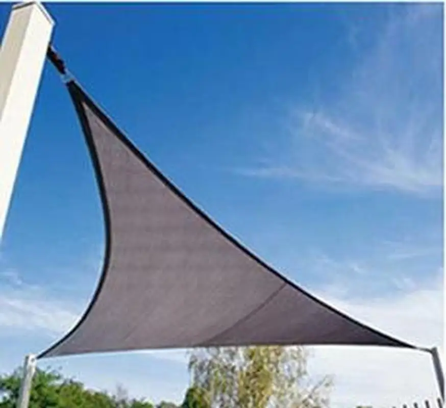 3 6x3 6 м HDPE треугольный тент парус зашифрованный толстый наружный солнцезащитный