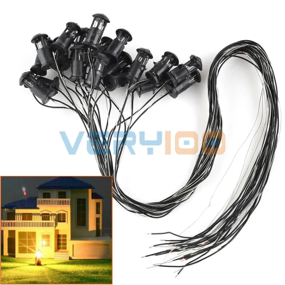 20 шт. железнодорожные лампы для газона|ho scale|model railwayho lights |