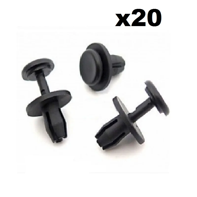 

20x For Citroen 8mm Plastic Rivets- Wheel Arch Inner Liner Clips, Splashguard Clips