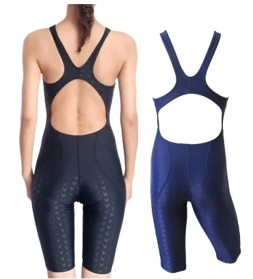 Free Shipping sharkskin women's sleeveless one piece training swimsuit female girls professional fast dry racing sport swimsuits