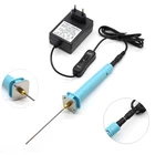 Резак для пены, Электрический режущий станок, ручка, набор инструментов 100-240 В30 Вт, ремесленный горячий нож 10 см, режущая ручка для пенополистирола с адаптером, вилка европейского стандарта