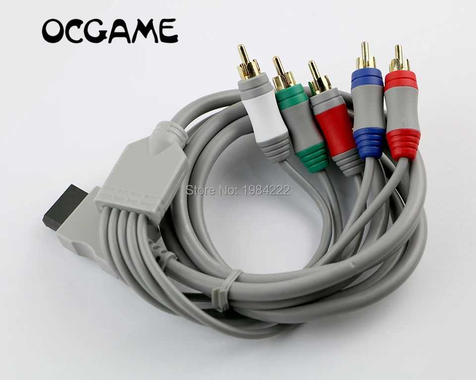 OCGAME 1 8 м компонент 1080 P HDTV AV аудио адаптер кабель провод 5RCA для Nintendo Wii Wi i U консоли |