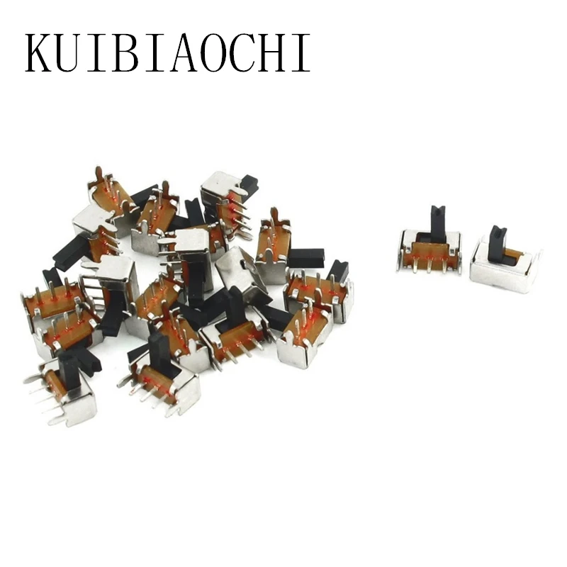 50 шт./лот SK12D07VG3 миниатюрный переключатель слайдов SPDT 3 контактный PCB 2 позиционный