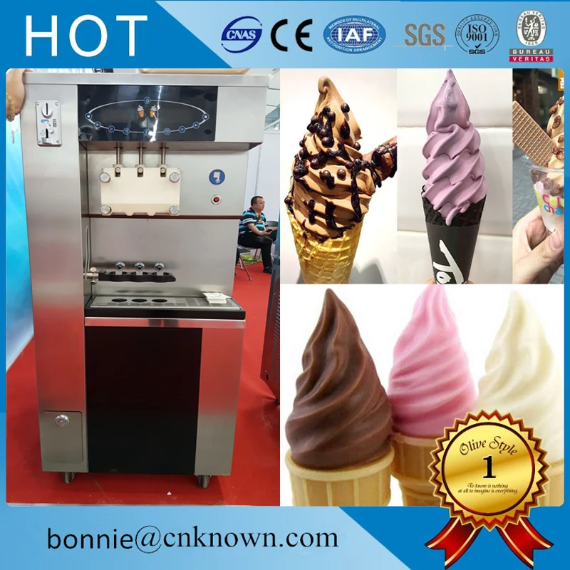 Автомат для производства мягкого мороженого runningl автомат 3 вкуса 6л * 2|ice cream making