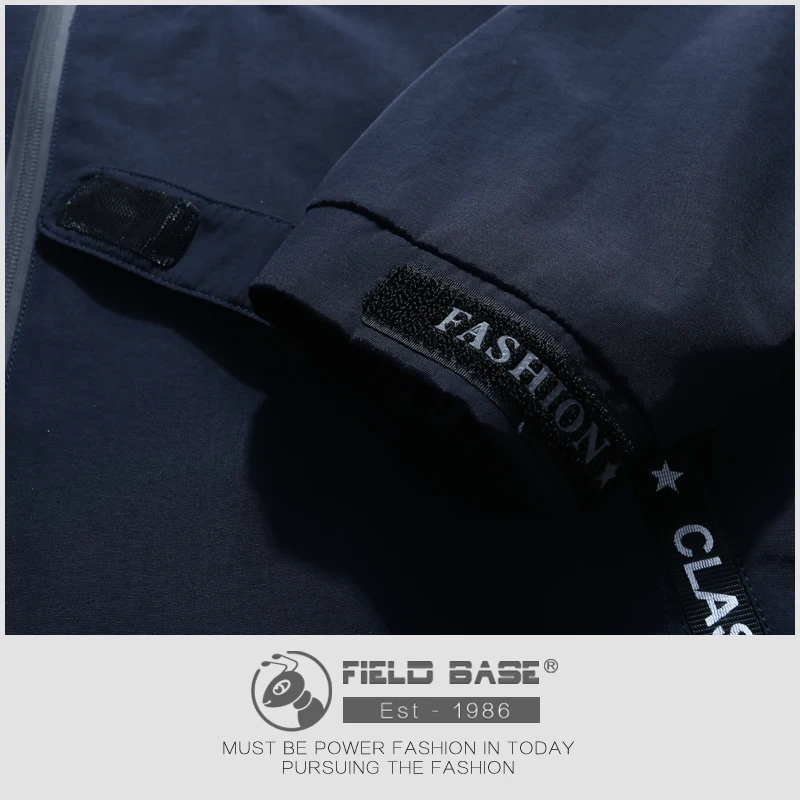 Повседневные куртки для Для мужчин дышащие модные брендовая одежда 100% полиэстер