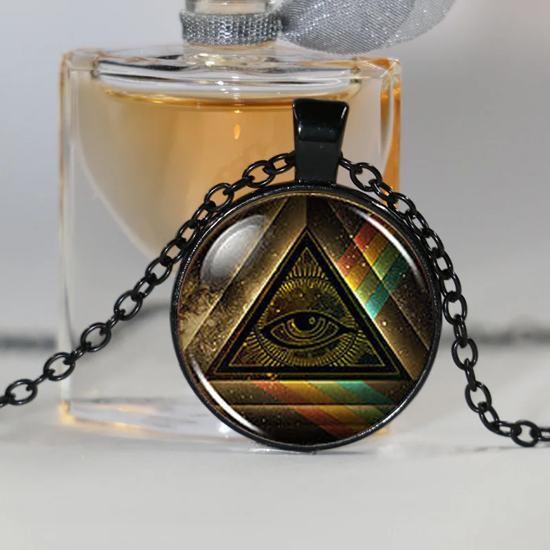 Женская и Мужская подвеска в стиле стимпанк|illuminati pendant|satan necklacesatanic pendants |