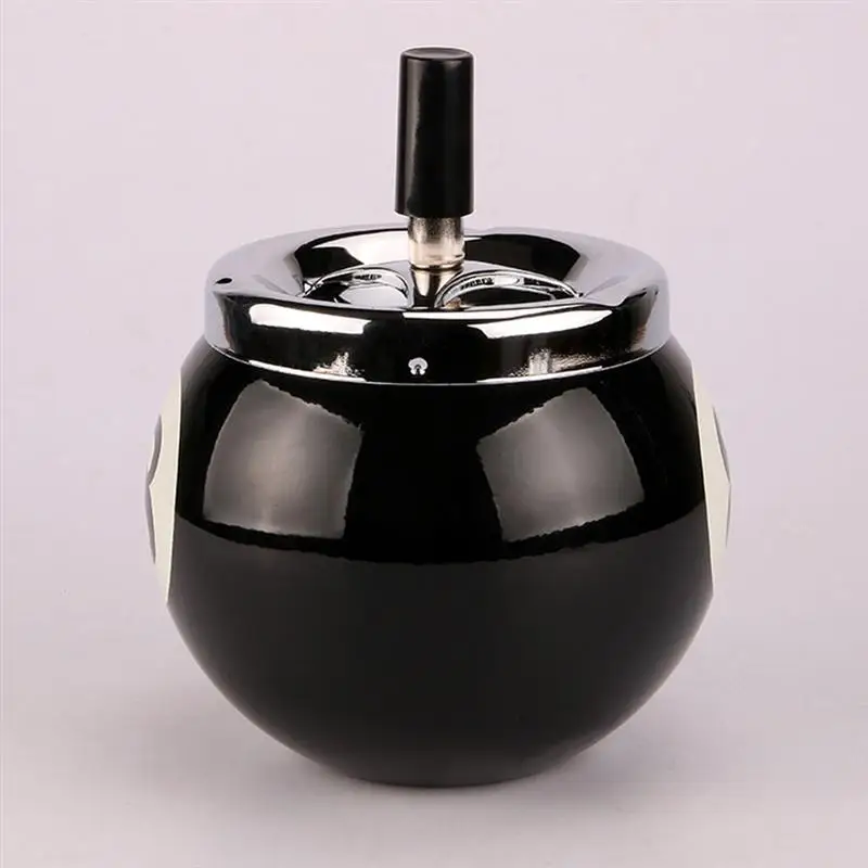 LUOEM модная пепельница для сигарет с эффектом пуш вниз шариком без основания