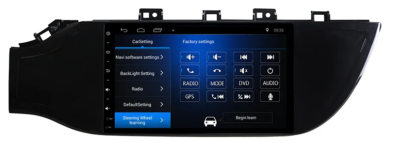 10 1 &quot2 + 32 ГБ Android 7 0 Автомобильный GPS навигатор для KIA K2 Rio 2017 2018 с радио BT AUX DVR WIFI