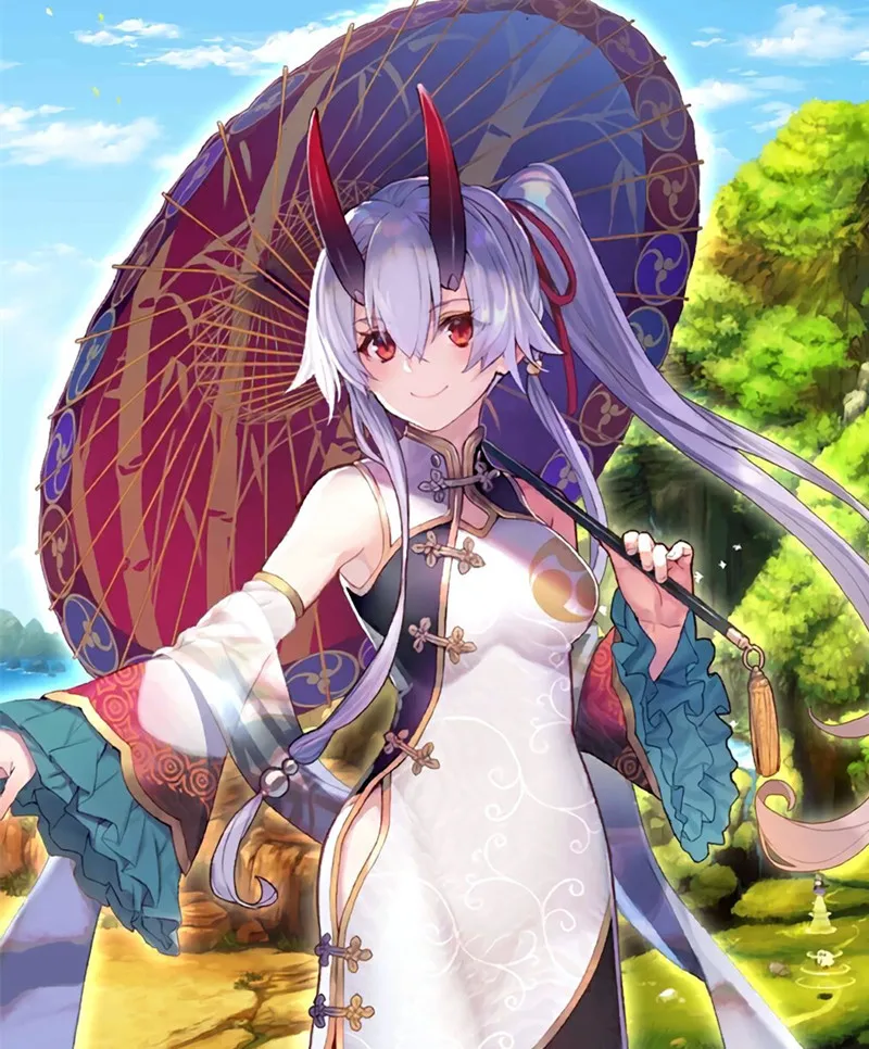 1 пара, Fate grand order FGO Assassin Shuten Douji, косплей, рога, головной убор, заколка для волос, реквизит для косплея, аксессуары для Хэллоуина