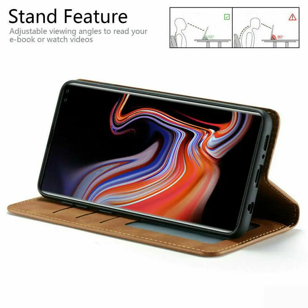 Кожаный чехол с откидной крышкой для samsung Galaxy S10E S10 5G S9 S8 J4 J6 плюс A40 A50 A60 A70 A30 Note 9 A7 A8