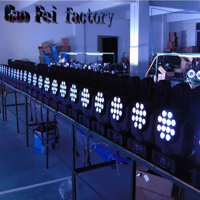 Сценический светильник 12X12W Лира мытья СИД Moving головной DJ s плюс гибридный RGBW Луч