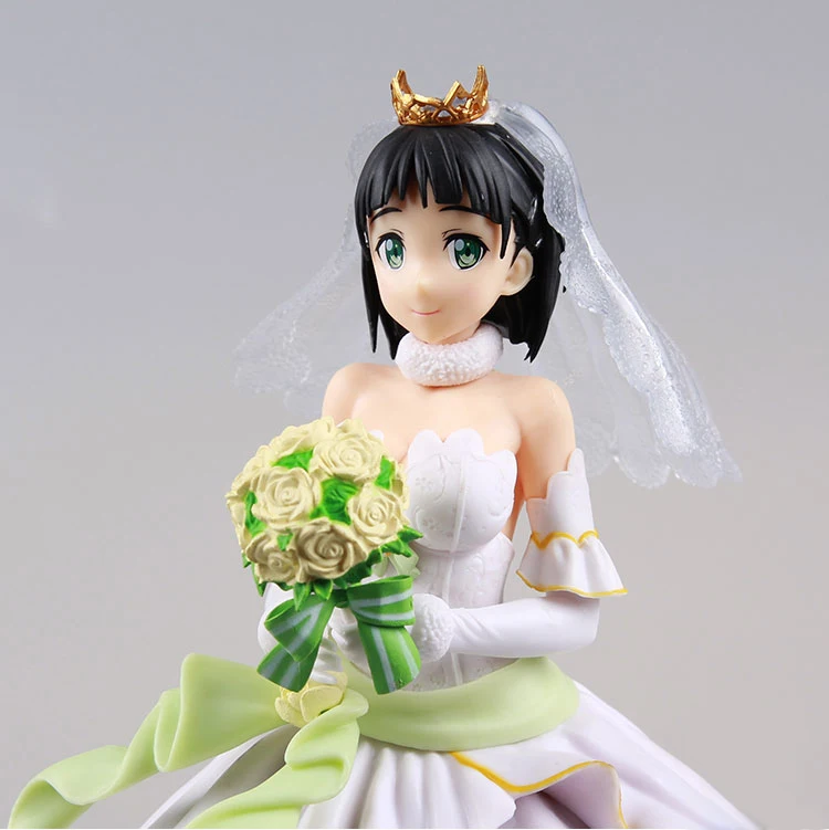 100% оригинальная Коллекционная Фигурка Banpresto EXQ-Свадебная сугуха из Sword Art Online: Code