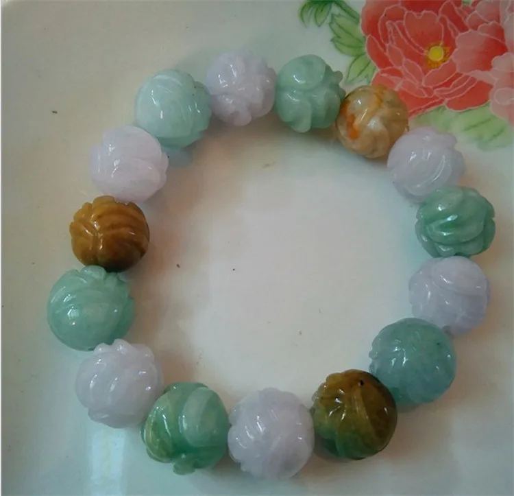 Браслет из натурального нефрита с планкой мужские браслеты ручной работы |