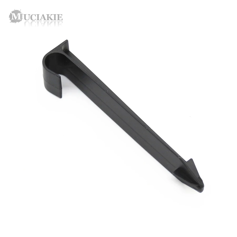 Фото Заземляющие колья MUCIAKIE DN16 C-type для полиэтиленовых труб, 10 шт., держатели трубок для капельного орошения, соединители для садовой воды №3