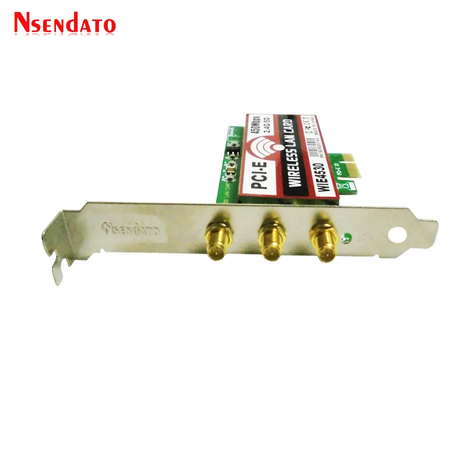 2 4G/5G 450 Мбит/с PCI-e Двухдиапазонная AP Беспроводная Lan Wi-Fi PCI Express карта WLAN адаптер