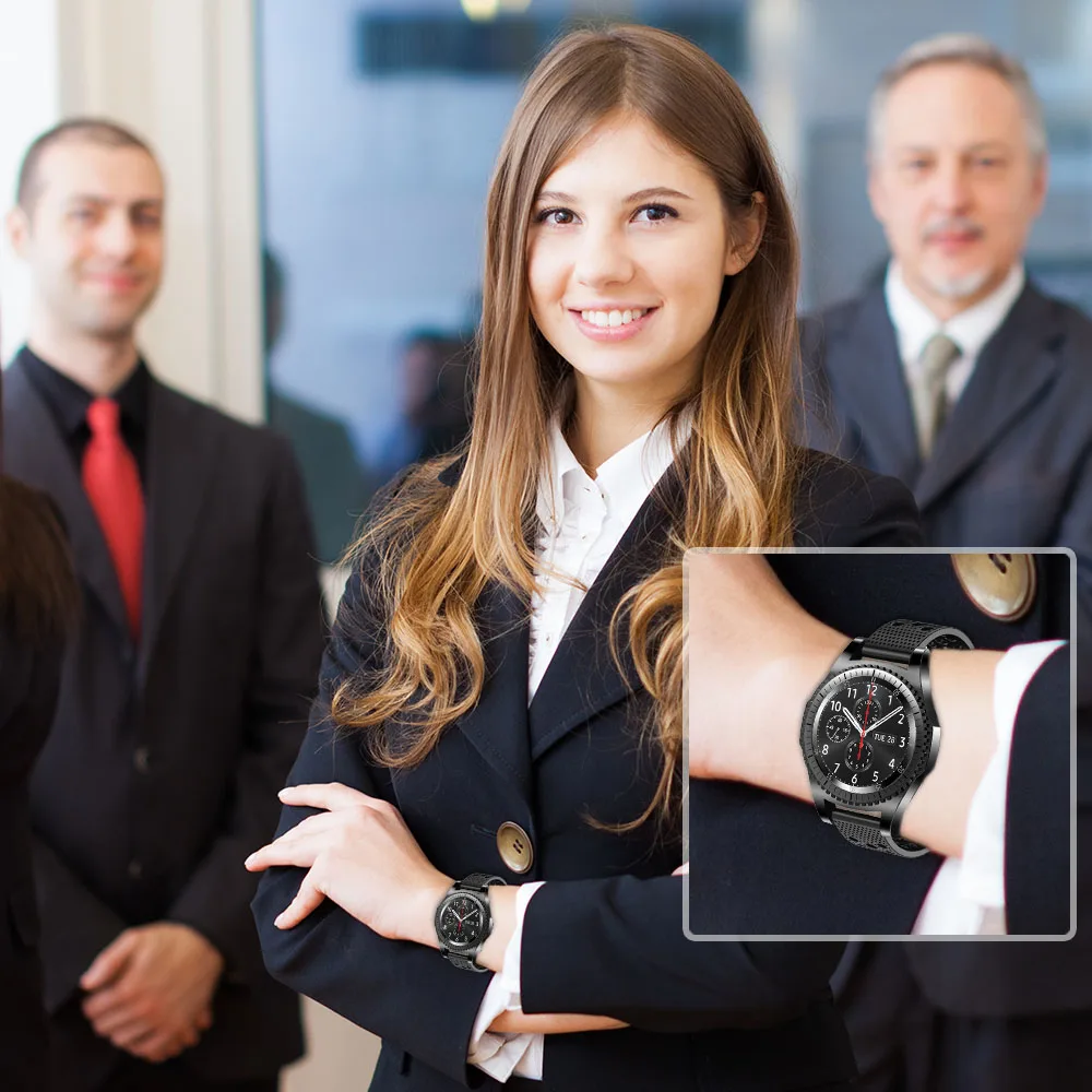 Ремешок силиконовый для Samsung Gear S3 Classic/Frontier Correa 22 мм 6 шт. в
