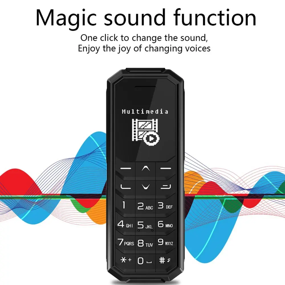 AEKU KK2 маленький мобильный телефон bluetooth dialer беспроводные наушники телефон magic vioce изменение мини мобильный телефон PK BM50 BM70 KK1