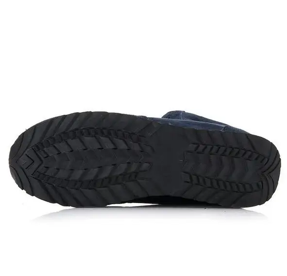 Мужские замшевые ботинки теплые зимние из плюша большие размеры 36 46 H888 2019|Зимние