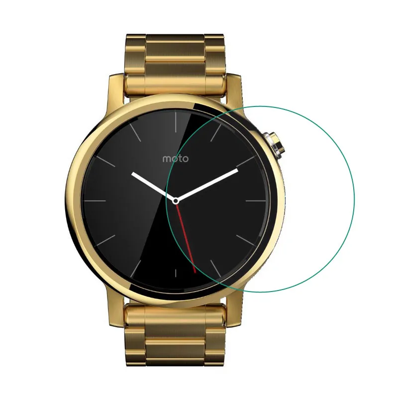 Фото Защитная пленка из закаленного стекла для Motorola Moto 360 42 мм 46 мм 1 и 2 поколения 2-го спортивных часов Защитная крышка для экрана №2