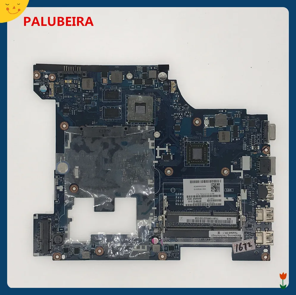 QAWGE LA-8681P (с GPU-сторонние микросхемы) Материнская плата для ноутбука Lenovo ideapad G585