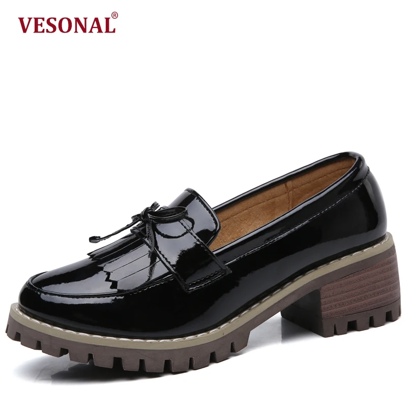Vesonal 2018 Лето Пояса из натуральной кожи Обувь Для женщин Насосы Мода Slip On Высокие